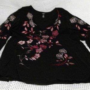 Aflani womans dress top womans plus 3X